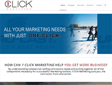 Tablet Screenshot of 1clickmarketing.com